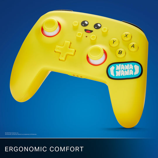 PowerA Enhanced Wireless Controller for Nintendo Switch - Fortnite Sticker Mania, Nintendo Switch - OLED Model, Nintendo Switch Lite, Gamepad, game controller, Bluetooth controller, Officially Licensed, Bonus Virtual Item Included