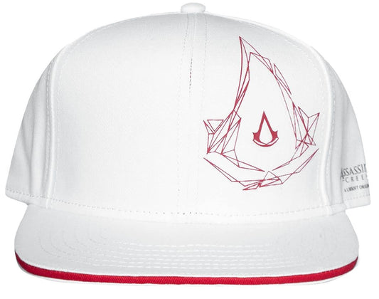 Assassin's Creed Baseball Cap Side Logo Official White Snapback Size One Size