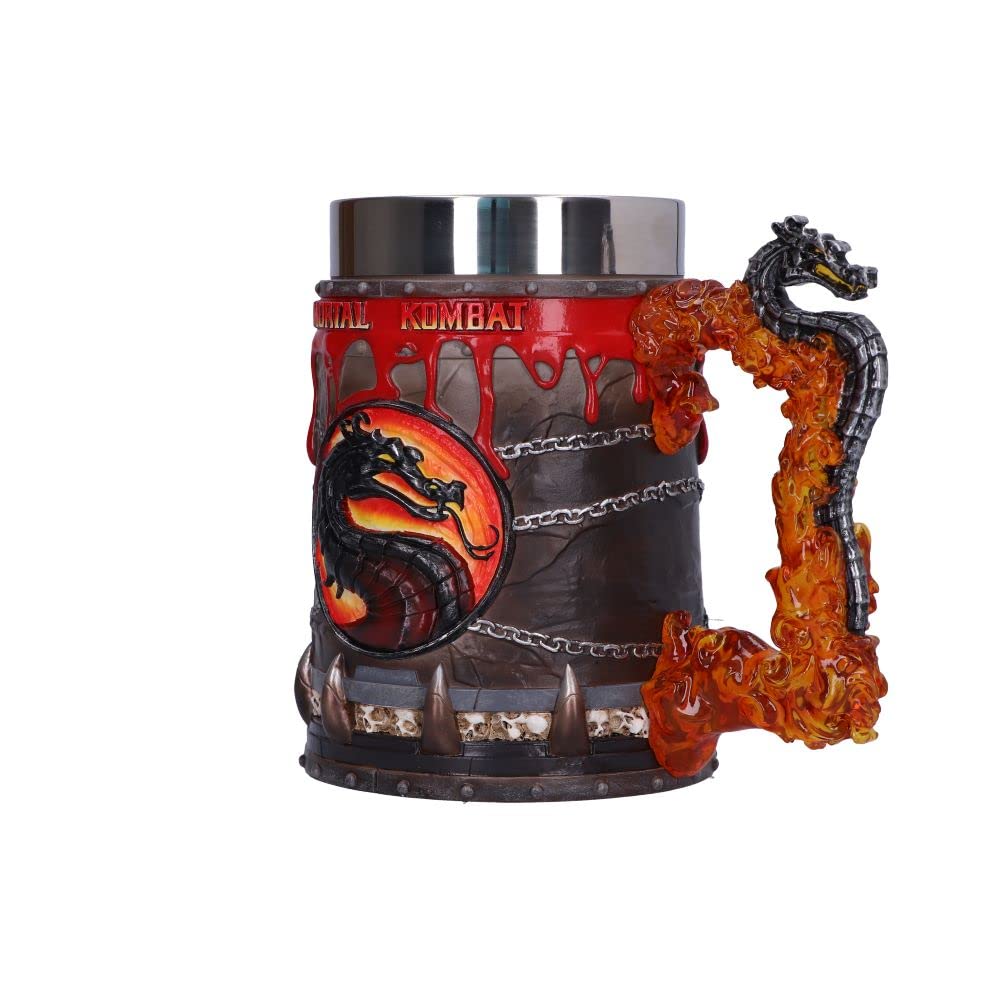 Nemesis Now Video Game Merch Tankard, Hand-Painted Resin Beer Mug, Stainless Steel Removable Insert, Gamer Gifts, 15.5cm - Assassin's Creed The Creed