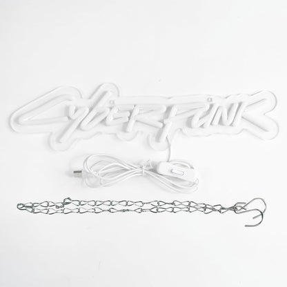 WonderfulLife Game Cyberpunk Neon Sign for Game Zone Decor,Shooting Games Led Lights for Man Cave Gaming Room Internet Bar or Bedroom Decoration.5V USB Powered,Easy Hanging.