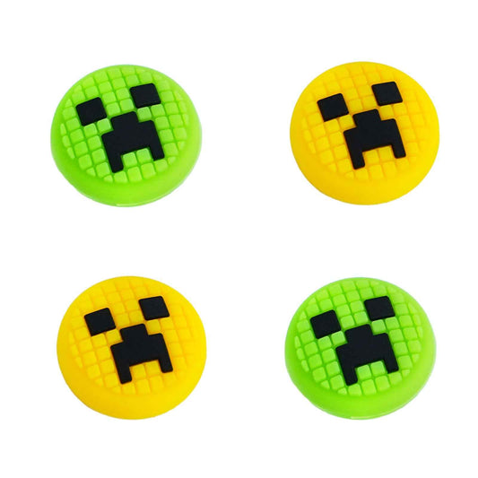 TIKOdirect Cute Thumb Grip Caps for Switch Joy-con/OLED/Switch Lite, Kawaii Joystick Cap Grip 4PCS Soft Silicone Protective Button Cover, Green