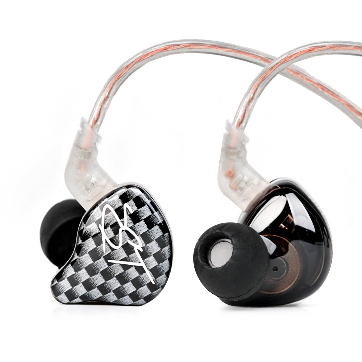 YINYOO KZ-ZST Colorful Hybrid Banlance Armature with Dynamic Ear Earphone 1BA+1DD HiFi Headset KZ in Ear Monitor Headphone Wired Earbuds IEM Earphone Gaming Ear Buds (Colorful/zst Without Microphone)