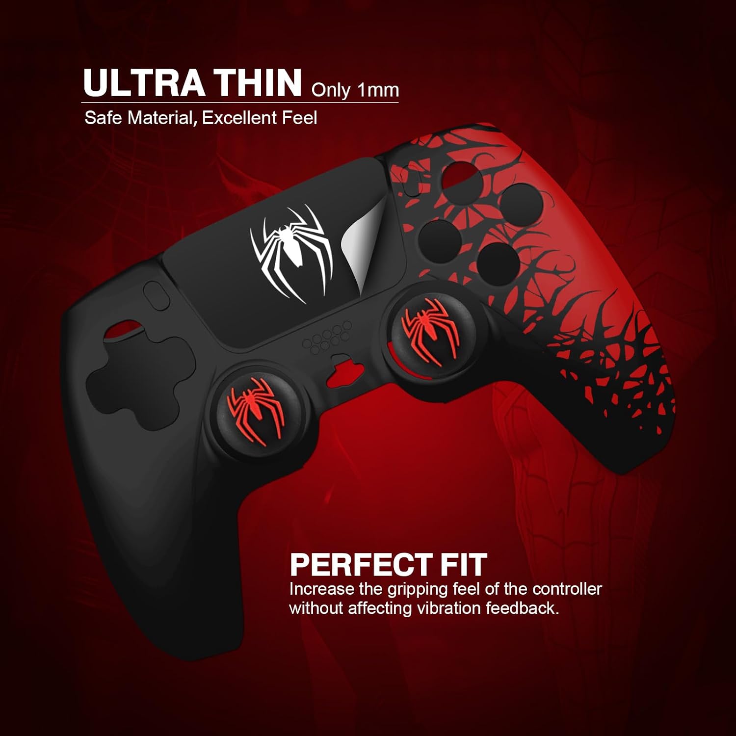 Darno Anti-Slip Skin for Ps5 Controller, Ps5 Controller Accessories