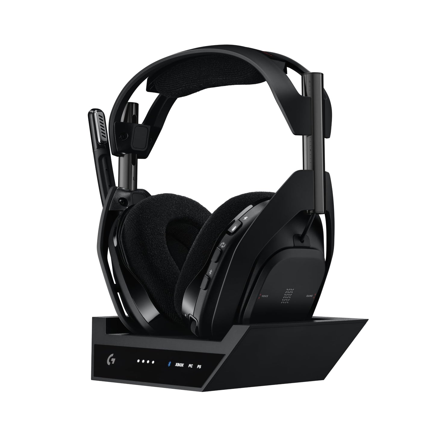 Logitech G Astro A50 Multi-Platform Wireless Gaming Headset + Base Station for PS5/Xbox/PC: PLAYSYNC Audio Switcher, <16bit/48kHz (Console), <24bit/48kHz (PC), 24hr Battery, 2.4GHz & BT - Black