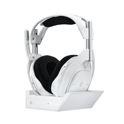 Logitech G Astro A50 Multi-Platform Wireless Gaming Headset + Base Station for PS5/Xbox/PC: PLAYSYNC Audio Switcher, <16bit/48kHz (Console), <24bit/48kHz (PC), 24hr Battery, 2.4GHz & BT - Black