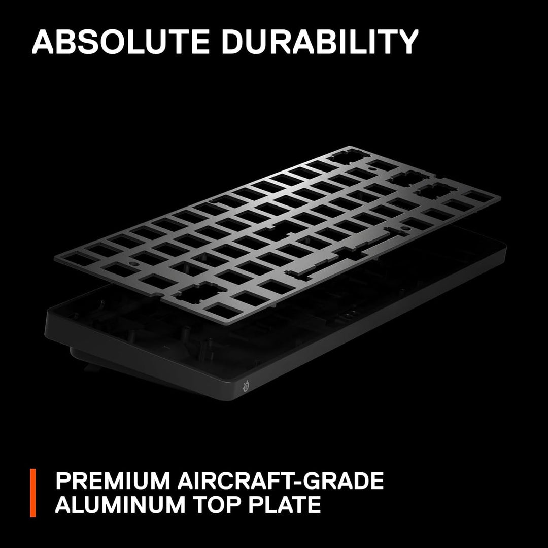 SteelSeries Apex Pro HyperMagnetic Gaming Keyboard — Adjustable Actuation — OLED Screen — RGB – USB Passthrough