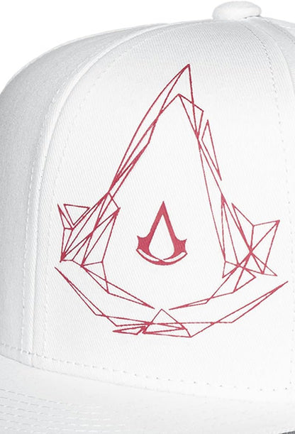 Assassin's Creed Baseball Cap Side Logo Official White Snapback Size One Size