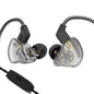 YINYOO KZ-ZST Colorful Hybrid Banlance Armature with Dynamic Ear Earphone 1BA+1DD HiFi Headset KZ in Ear Monitor Headphone Wired Earbuds IEM Earphone Gaming Ear Buds (Colorful/zst Without Microphone)