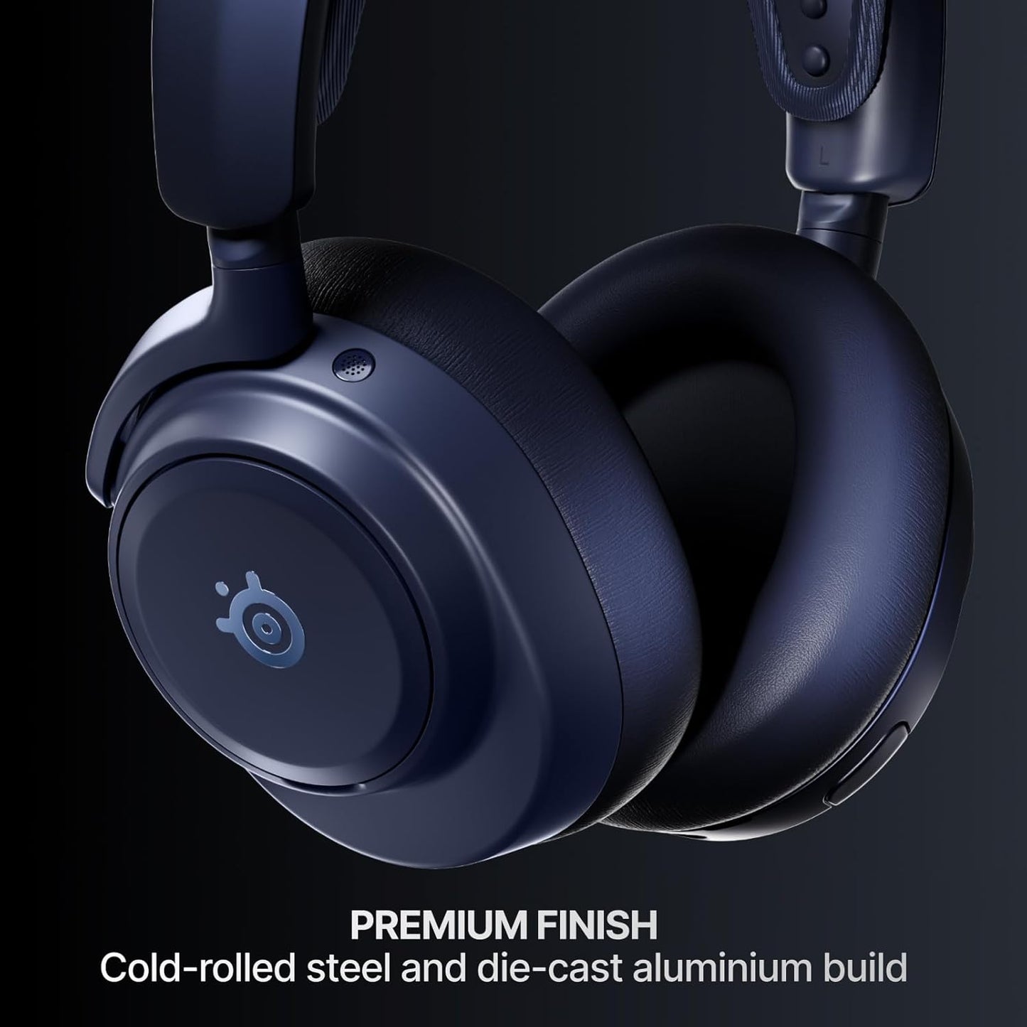 SteelSeries Arctis Nova Pro Omni - Hi-Res Wireless Gaming Headset, 96kHz/24bit, ANC, ClearCast Pro Mic, AI Noise Rejection, Mobile App, Mix 2.4GHz + BT, OmniPlay PC+PlayStation+Xbox - Midnight Blue