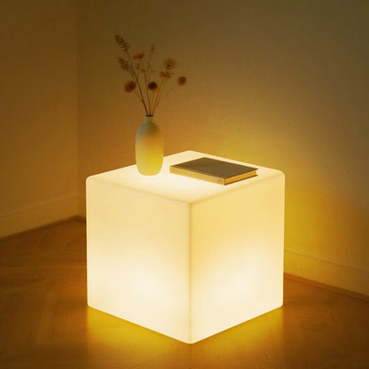 LOFTEK 4-inch LED Cube Lights, Rechargeable Night Light for Kids, Hangable