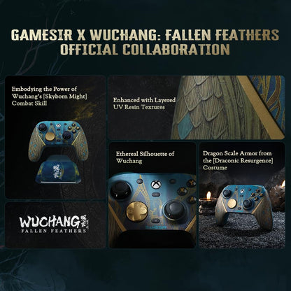 GameSir G7 Pro Wireless Gaming Controller for Xbox Series X|S, Xbox One, PC, Android, Game Controller with TMR Sticks ,Hall Effect Analog Triggers, 1000Hz Polling Rate 【Wuchang: Fallen Feathers Edition】