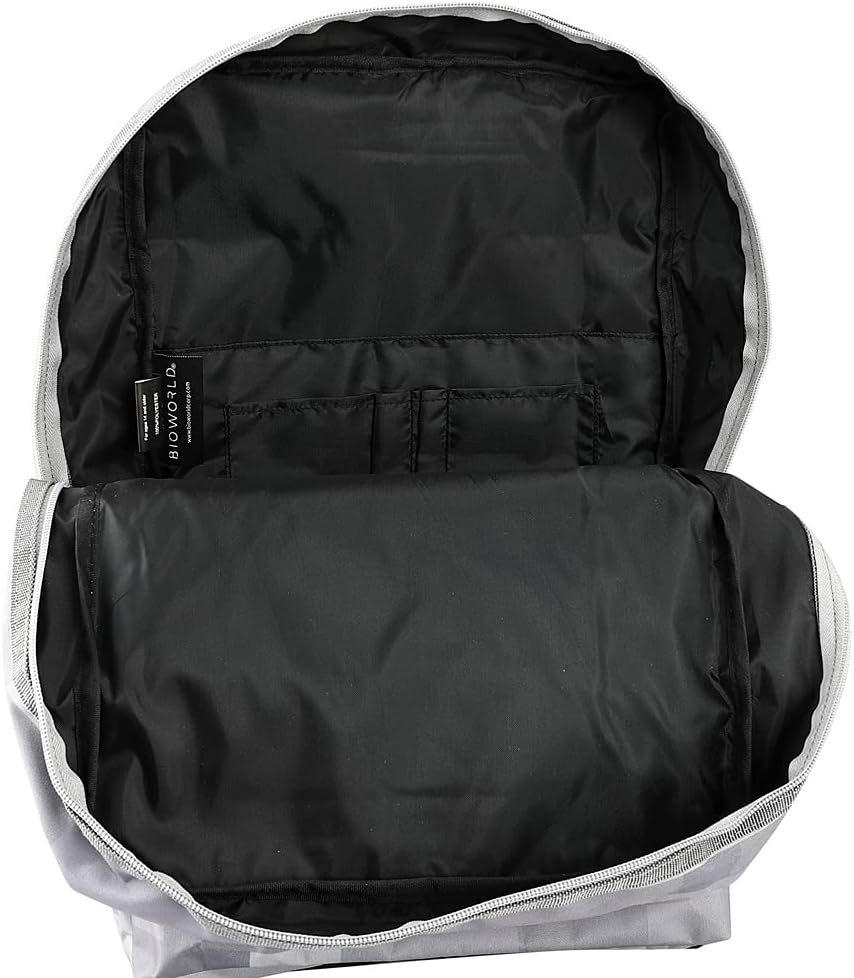 Minecraft Axe Print Gray Backpack