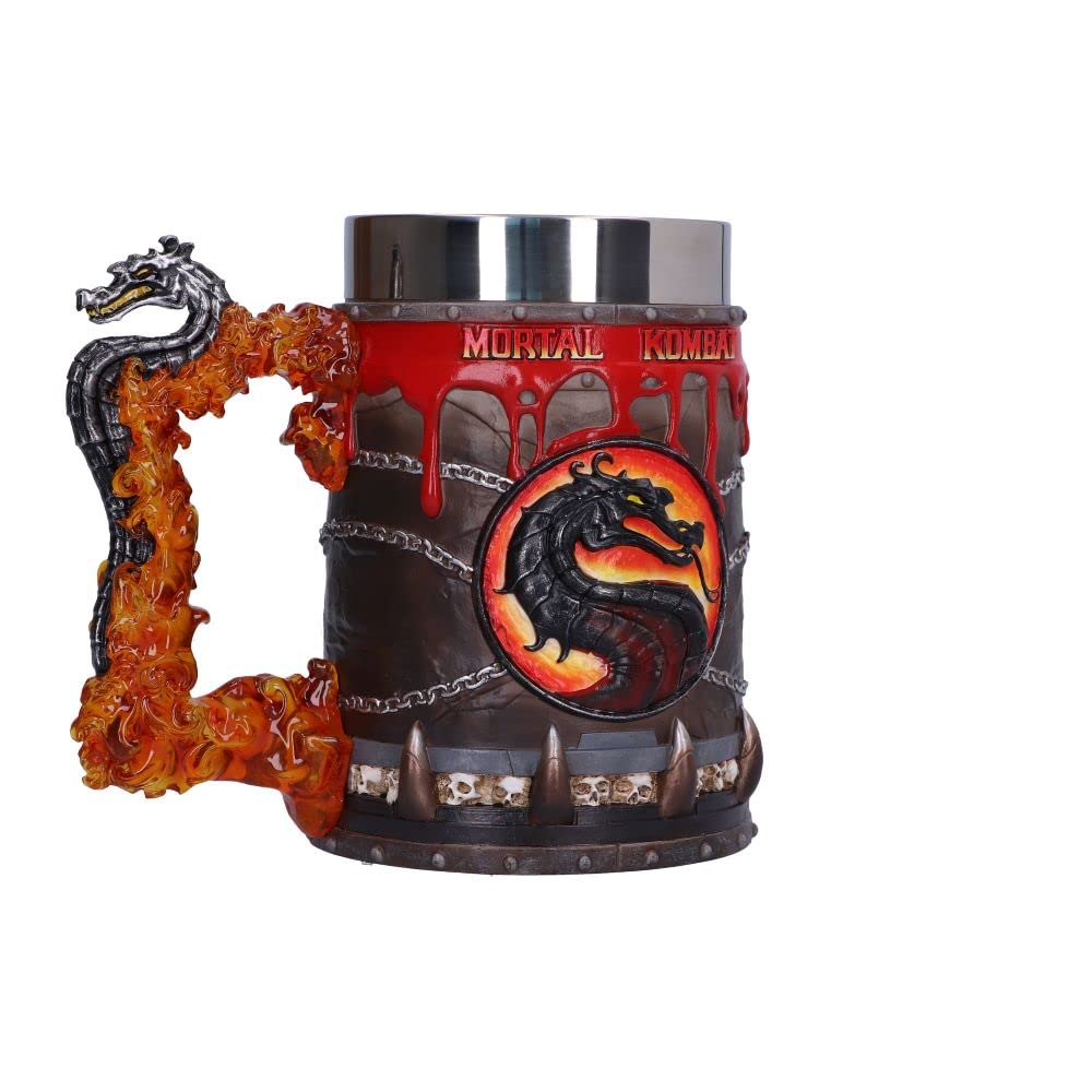 Nemesis Now Video Game Merch Tankard, Hand-Painted Resin Beer Mug, Stainless Steel Removable Insert, Gamer Gifts, 15.5cm - Assassin's Creed The Creed