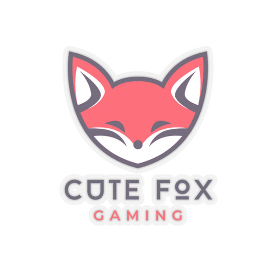 Cute Fox Gaming Kiss-Cut Stickers