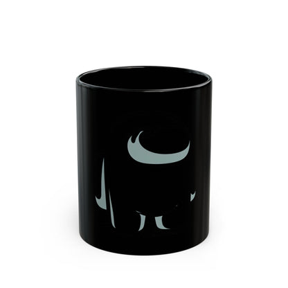 Crewmate-Inspired Black Coffee Mug — 11oz & 15oz