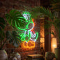 Anime Neon Sign Dinosaurs Neon Sign Dimmable LED Neon Lights for Bedroom Wall Decor Game Room Decor Dinosaur Decor for Kids Boys Man Cave, Gifts for Game Fans
