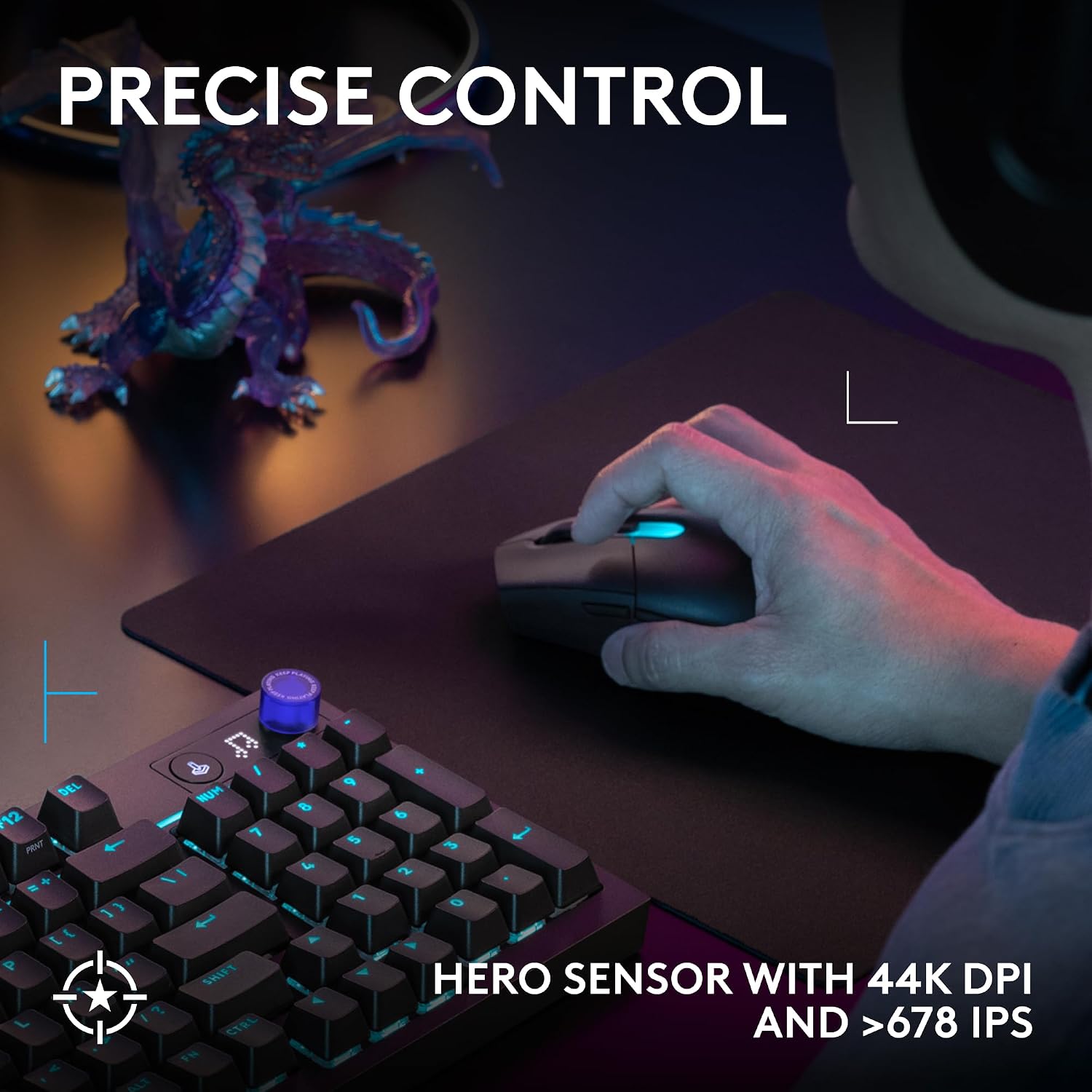 Logitech G305 X Superlight Wireless Gaming Mouse - Black