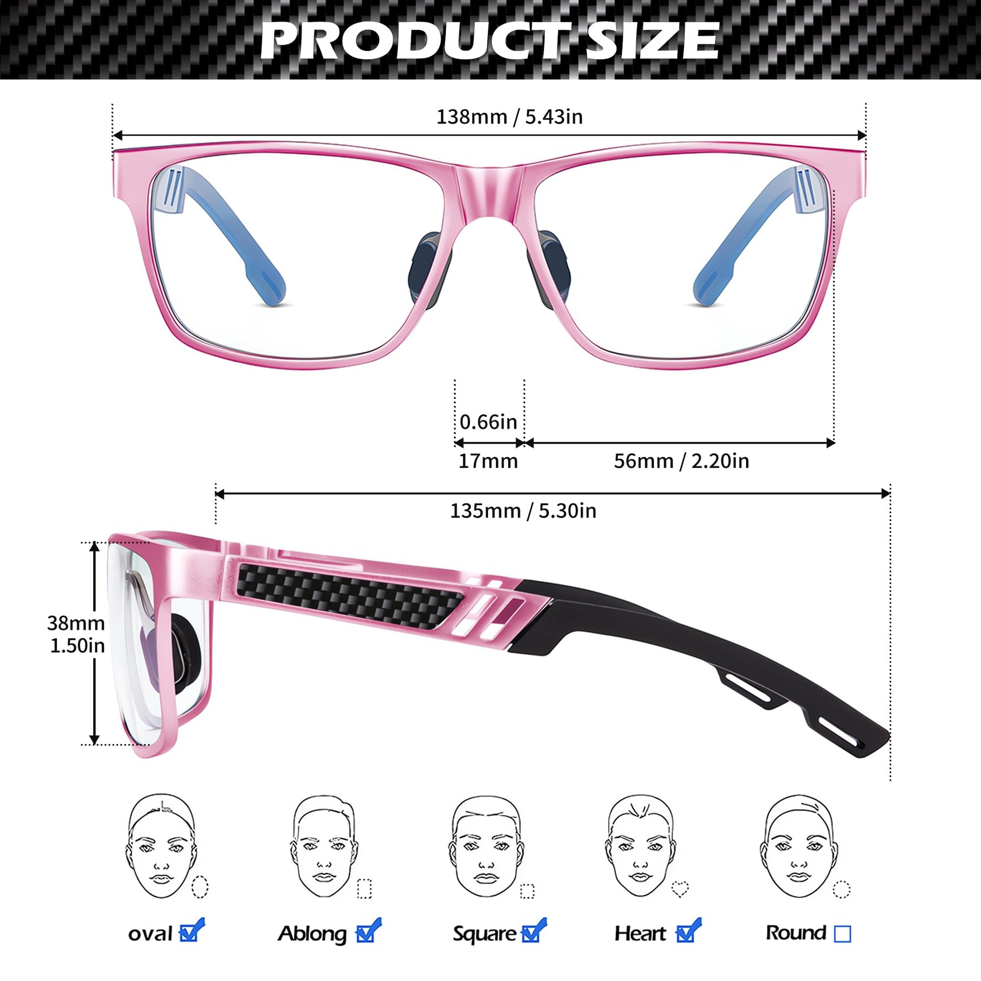 ANYLUV Blue Light Blocking Glasses Men Computer Gaming Glasses Lightweight Al-Mg Metal Anti Eyestrain UV400 Clear Lens Eye Protection 
