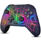 DBEPANK Switch Controller, Wireless Pro Controller Compatible with Nitendo Switch/Switch Lite/Switch OLED, Switch Controller Pro, Rechargeable Switch Remote Gamepad with 6-Axis Gyro,10 RGB Light