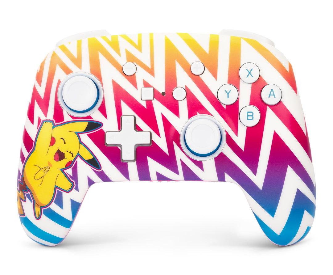 PowerA Enhanced Wireless Controller for Nintendo Switch - Fortnite Sticker Mania, Nintendo Switch - OLED Model, Nintendo Switch Lite, Gamepad, game controller, Bluetooth controller, Officially Licensed, Bonus Virtual Item Included