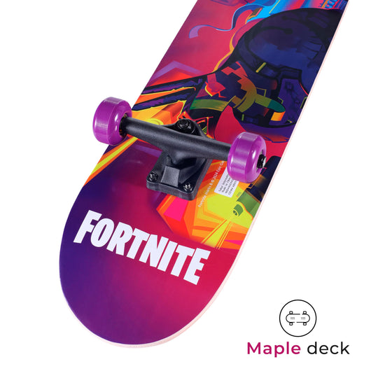 Fortnite 31" Skateboard - Cruiser Skateboard with Printed Graphic Grip Tape, ABEC-5 Bearings, Durable Deck & Smooth Wheels, Great for Teens