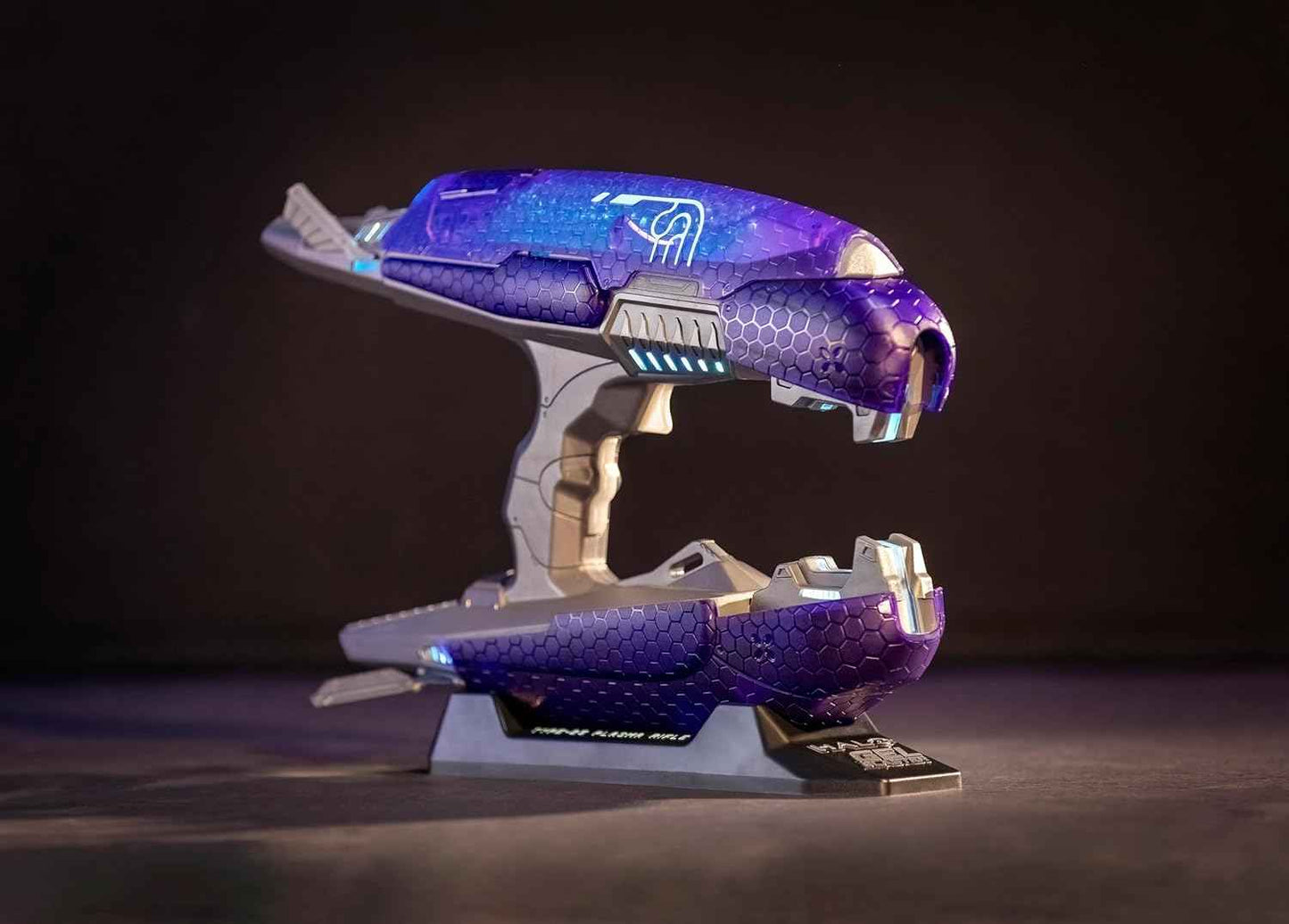 Gel Blaster Halo Plasma Blaster – Type-25 Glow-in-The-Dark Gel Ball Blaster with Starfire Gellets™, Includes Tracer Function – Officially Licensed Replica - 14+