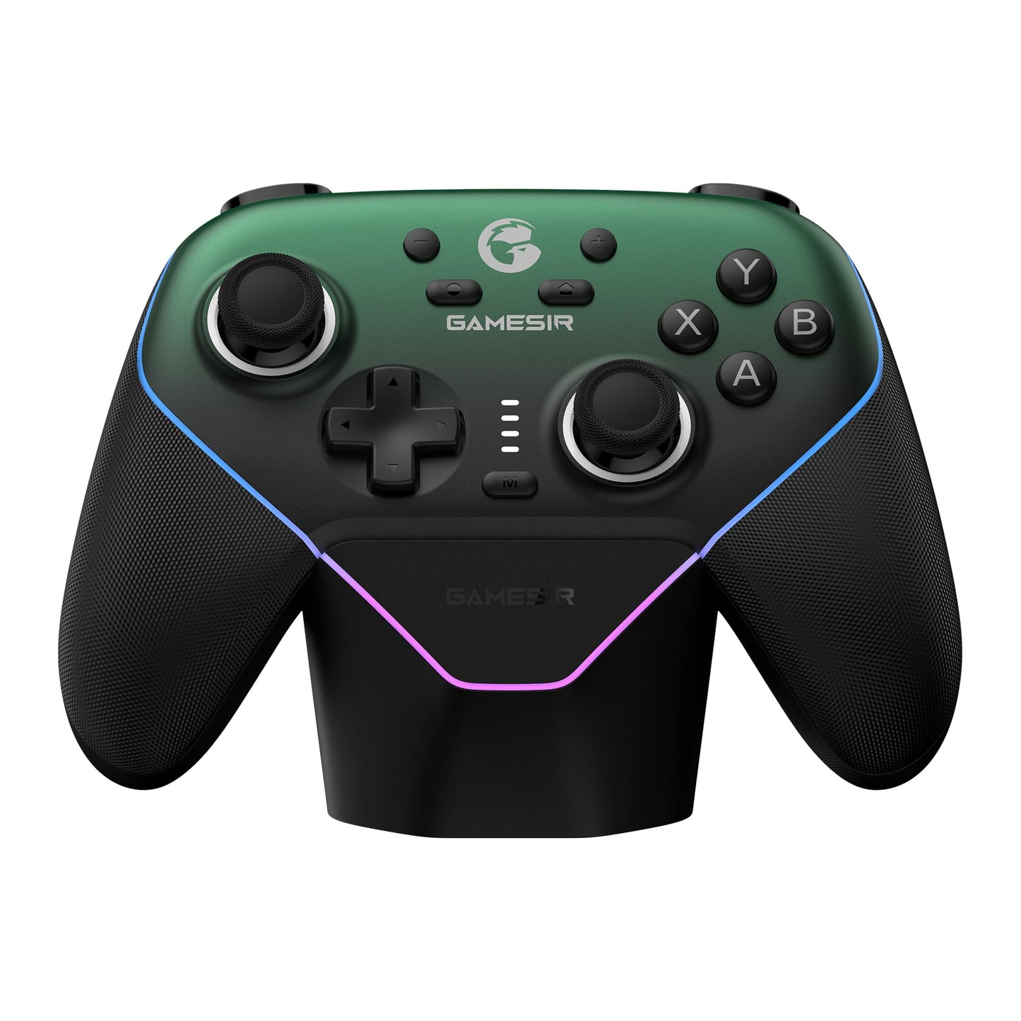 GameSir Super Nova Wireless Gaming Controller for PC/Switch/Switch 2/iOS/Android, 1000Hz Polling Rate, Hall Effect Stick & Trigger, Rubberized Grips, RGB Lighting, 1000mAh - Blue