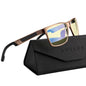 ANYLUV Blue Light Blocking Glasses Men Computer Gaming Glasses Lightweight Al-Mg Metal Anti Eyestrain UV400 Clear Lens Eye Protection 