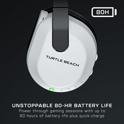 Turtle Beach Stealth 600 Wireless Multiplatform Amplified Gaming Headset for Xbox Series X|S, Xbox One, PC, PS5, PS4, Nintendo Switch, & Mobile – Bluetooth, 80 - Hr Battery, Noise - Cancelling Mic – White - Gapo Goods - 