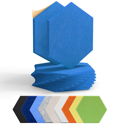 Soundsbay Hexagon Acoustic Panels, Self-Adhesive 18 Pack Sound Panels