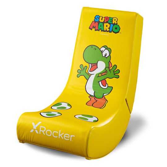 X Rocker Nintendo Video Gaming Chair for Kids 5-17, Floor Rocker, Gifts for Gamers, Mario, Bowser, Peach, Luigi, Yoshi, Gifts for Teens, Boys, Girls