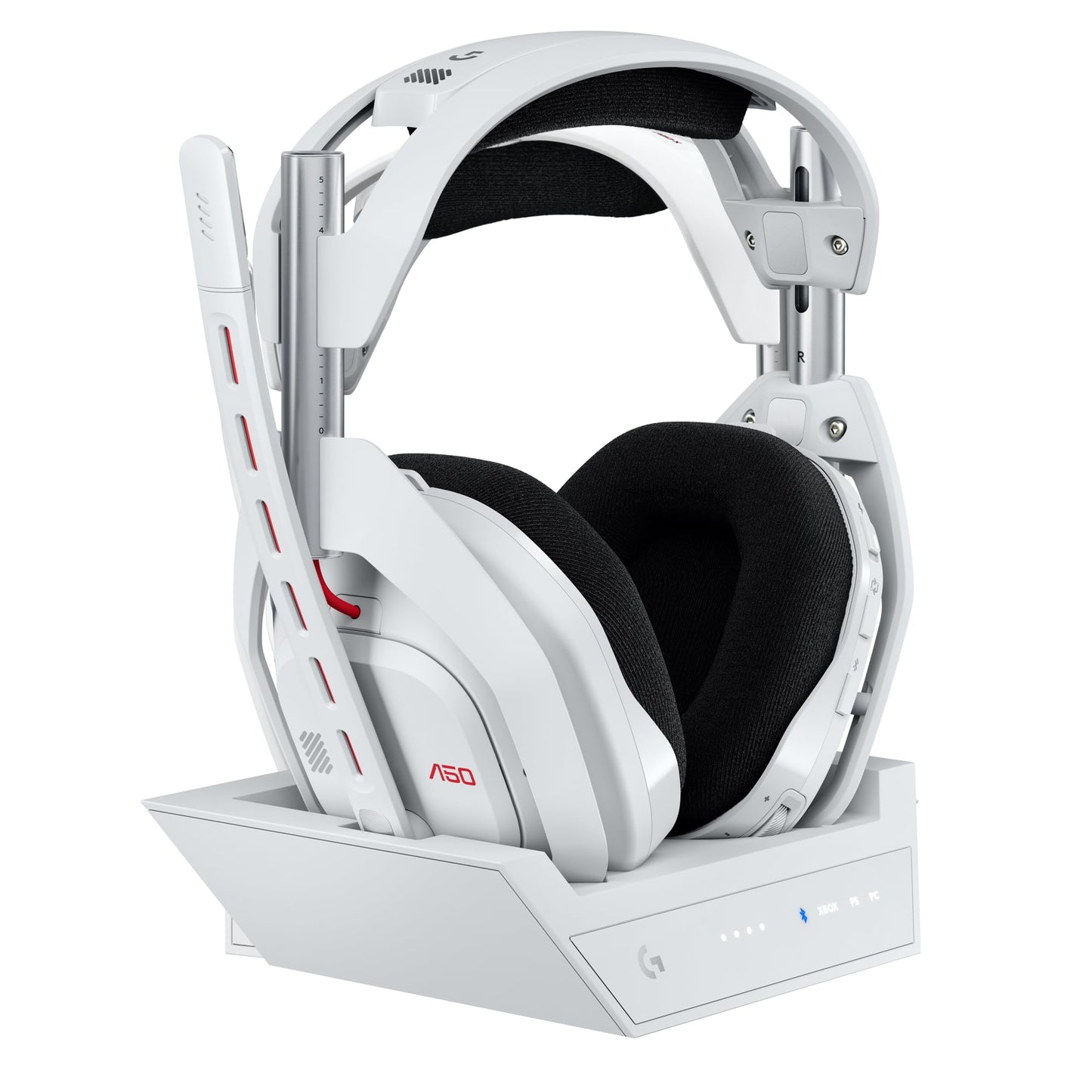 Logitech G Astro A50 Multi-Platform Wireless Gaming Headset + Base Station for PS5/Xbox/PC: PLAYSYNC Audio Switcher, <16bit/48kHz (Console), <24bit/48kHz (PC), 24hr Battery, 2.4GHz & BT - Black