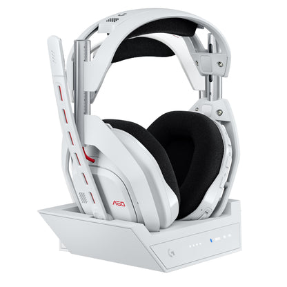 Logitech G Astro A50 Multi-Platform Wireless Gaming Headset + Base Station for PS5/Xbox/PC: PLAYSYNC Audio Switcher, <16bit/48kHz (Console), <24bit/48kHz (PC), 24hr Battery, 2.4GHz & BT - Black