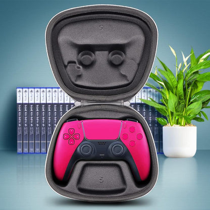 Carry Case Compatible with PS5 DualSense Wireless Controller, PlayStation 5 Controller Holder Travel Safekeeping Protective Case Storage Bag