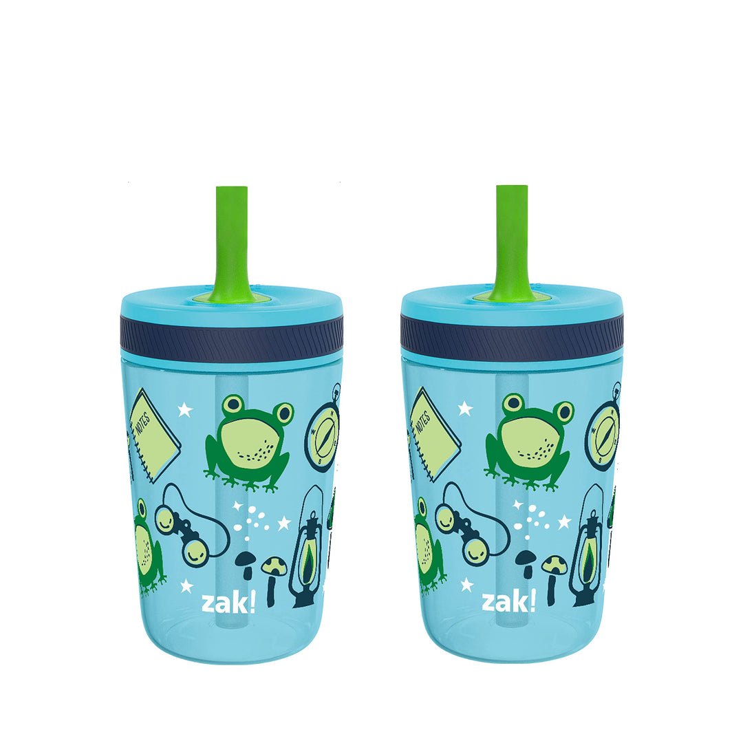 Zak Designs Star Wars The Mandalorian Kelso Toddler Cups For Travel or At Home, 15oz 2-Pack Durable Plastic Sippy Cups With Leak-Proof Design is Perfect For Kids (Baby Yoda, Grogu)