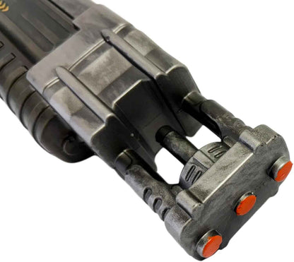 20 Inch VX-Photon Foam Pistol Replica Retro Sci-Fi EVA Prop Gun for Cosplay, Halloween & Display Collectible Sidearm