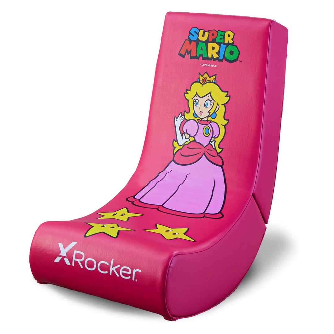 X Rocker Nintendo Video Gaming Chair for Kids 5-17, Floor Rocker, Gifts for Gamers, Mario, Bowser, Peach, Luigi, Yoshi, Gifts for Teens, Boys, Girls