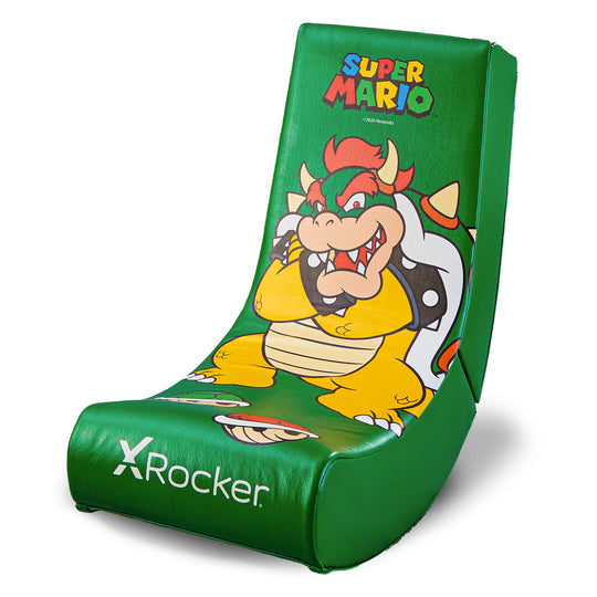 X Rocker Nintendo Video Gaming Chair for Kids 5-17, Floor Rocker, Gifts for Gamers, Mario, Bowser, Peach, Luigi, Yoshi, Gifts for Teens, Boys, Girls