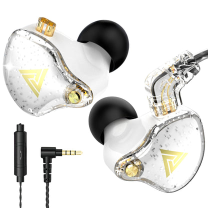 HJX QKZ AK6 Pro Wired IEM for Gaming Earbuds with MIC, in Ear Monitor Headphones, Deep Bass Sound, 1DD 11mm Dynamic Driver, IEM for Music Video Calling(Colors)