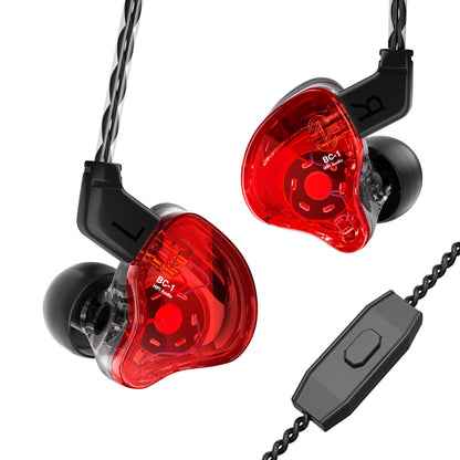 YINYOO KZ-ZST Colorful Hybrid Banlance Armature with Dynamic Ear Earphone 1BA+1DD HiFi Headset KZ in Ear Monitor Headphone Wired Earbuds IEM Earphone Gaming Ear Buds (Colorful/zst Without Microphone)