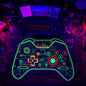 Gaming Rug Teen Boys Carpet Glow in The Blacklight Gamer Rug for Boys Room Playroom Non-Slip Area Rug Kids Boys Girls Game Room Casual Mat (60"x39")