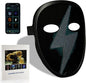 Depointer Life Led Mask with Bluetooth-compatible App Controlled, Customizable Shining Mask, unisex-adult