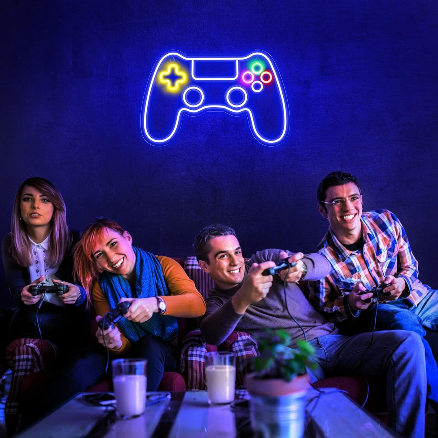 Kavaas Neon Sign for Gamer Room Decor - LED Game Neon Sign for Teen Boy Room Decor - Best Gamer Gifts for Boys, Kids