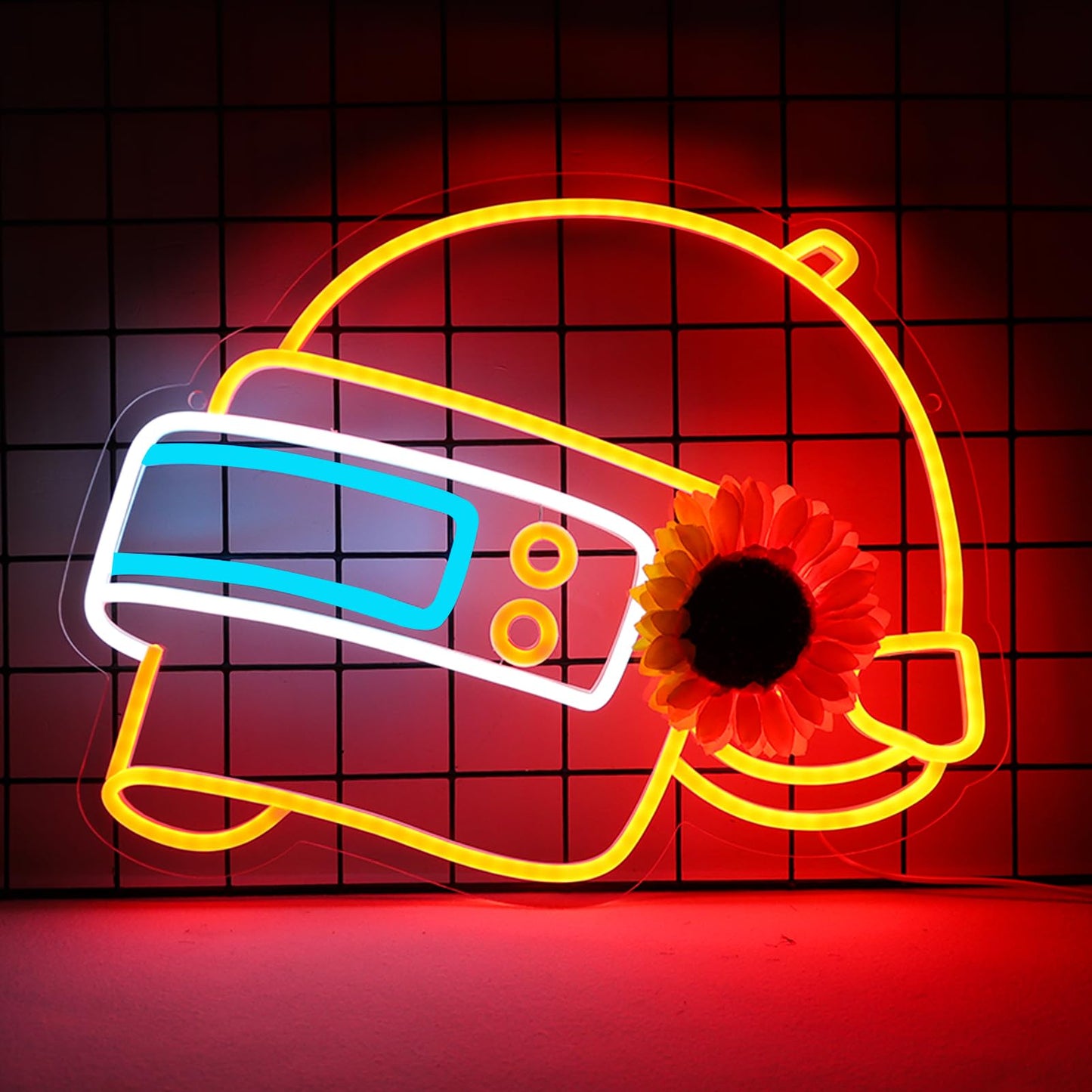 WonderfulLife Game Cyberpunk Neon Sign for Game Zone Decor,Shooting Games Led Lights for Man Cave Gaming Room Internet Bar or Bedroom Decoration.5V USB Powered,Easy Hanging.