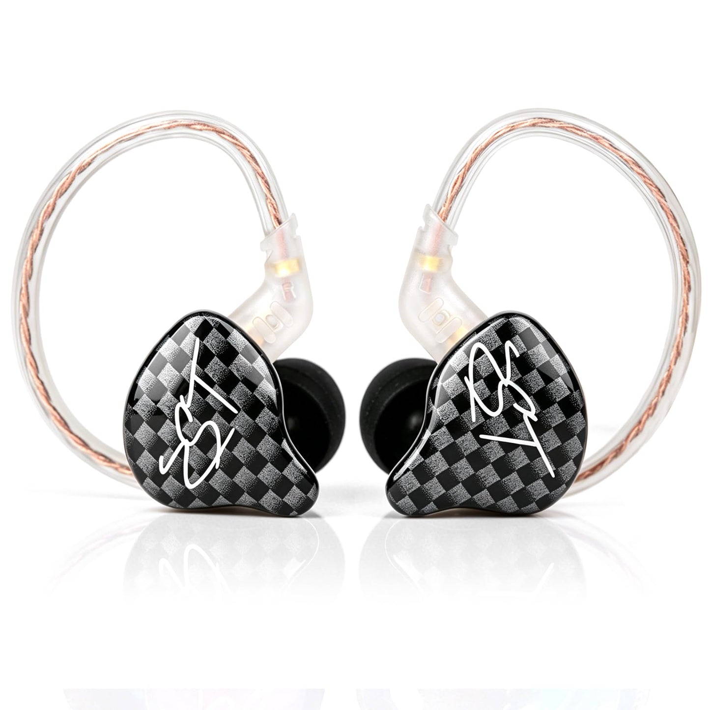 YINYOO KZ-ZST Colorful Hybrid Banlance Armature with Dynamic Ear Earphone 1BA+1DD HiFi Headset KZ in Ear Monitor Headphone Wired Earbuds IEM Earphone Gaming Ear Buds (Colorful/zst Without Microphone)