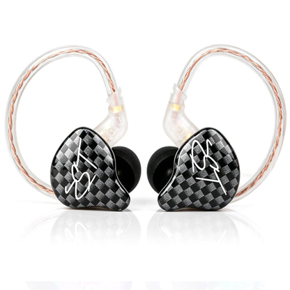 YINYOO KZ-ZST Colorful Hybrid Banlance Armature with Dynamic Ear Earphone 1BA+1DD HiFi Headset KZ in Ear Monitor Headphone Wired Earbuds IEM Earphone Gaming Ear Buds (Colorful/zst Without Microphone)