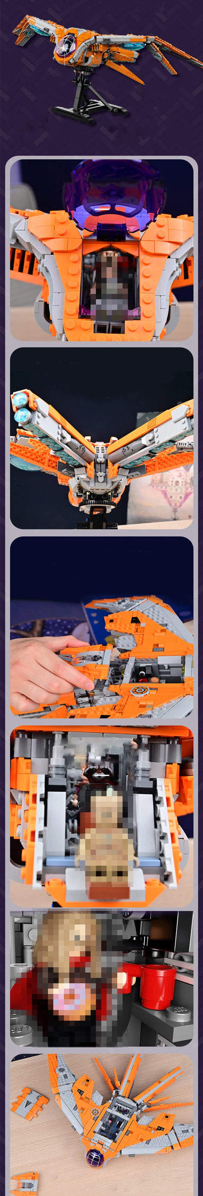 guardians of the galaxy space ship