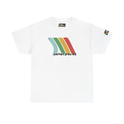 Camiseta de algodón retro Enlist Resist — Gapo Goods Classic