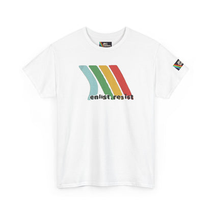 Camiseta de algodón retro Enlist Resist — Gapo Goods Classic
