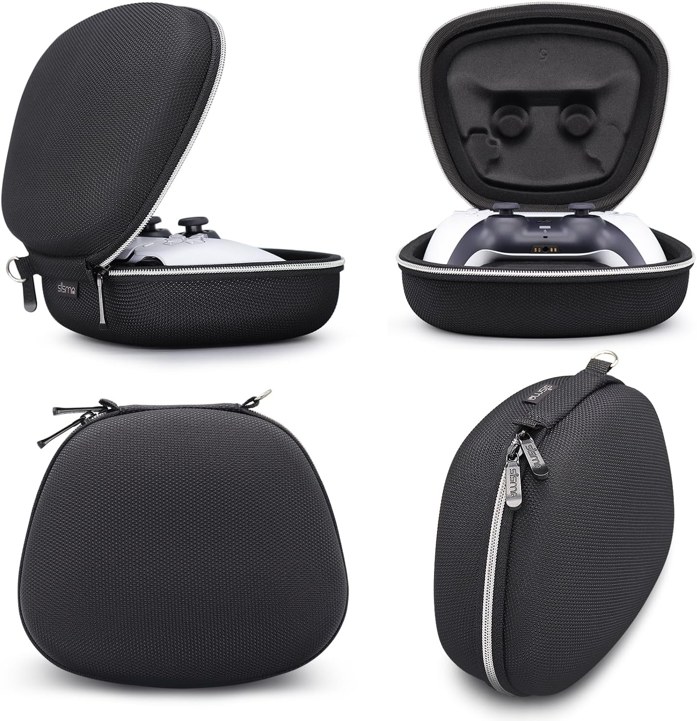 Carry Case Compatible with PS5 DualSense Wireless Controller, PlayStation 5 Controller Holder Travel Safekeeping Protective Case Storage Bag